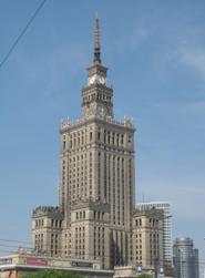Poland, Warsaw, Palace of Culture and Science