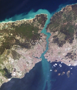 Turkey, Istanbul, satellite image