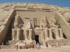 Egypt, Statues of Pharaoh-Ramses-II